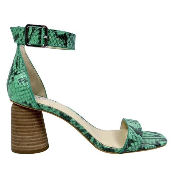 Vince Camuto Leather Two-Piece Heeled Sandals - Mejorla - Size 7.5 - Picture 1 of 10